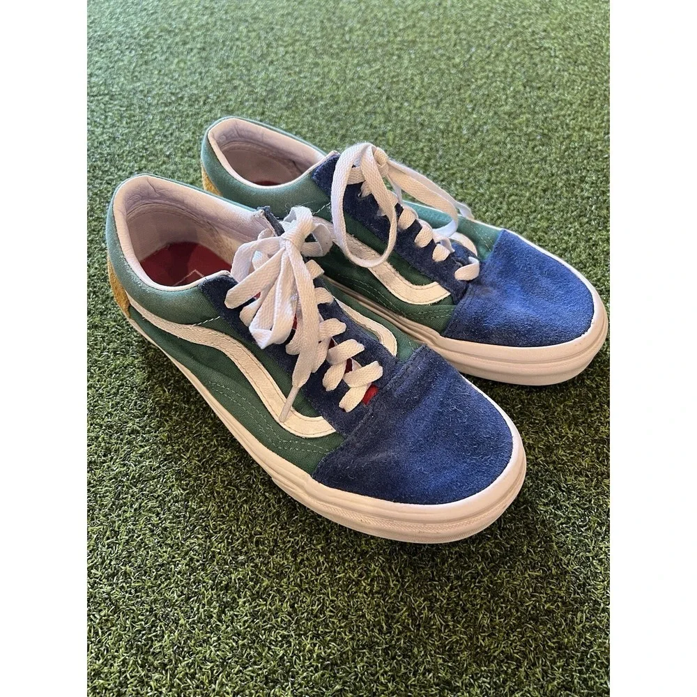 VANS Yacht Club Old Skool‎ Primary Color Block Shoes Mens 5.5 Women's 7 Skater